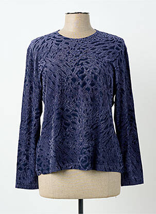 Top elasticitate mâneci lungi violet FINETTE femme