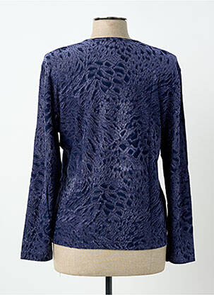 Top elasticitate mâneci lungi violet FINETTE femeie