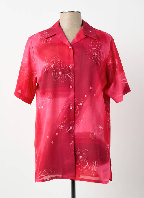 Cămașă mâneci scurte mâneci scurte roșu CLAUDE DE SAIVRE femme