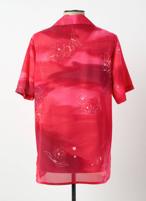 Cămașă mâneci scurte mâneci scurte roșu CLAUDE DE SAIVRE femme