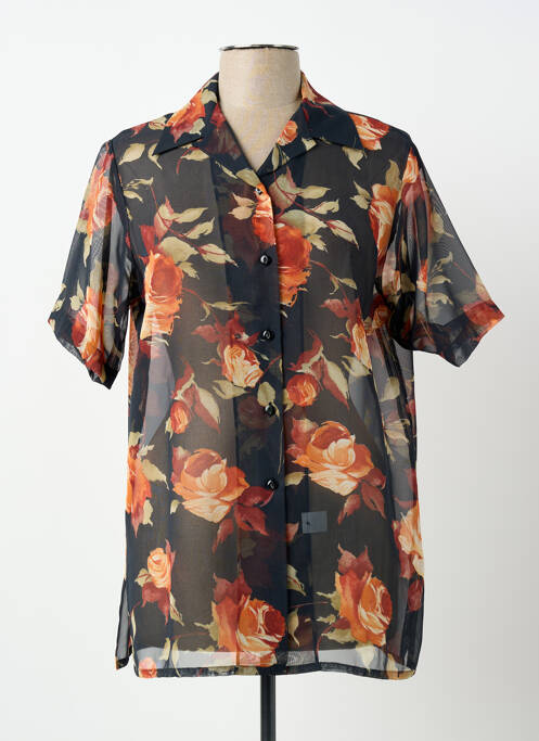 Cămașă mâneci scurte mâneci scurte negru CLAUDE DE SAIVRE femme