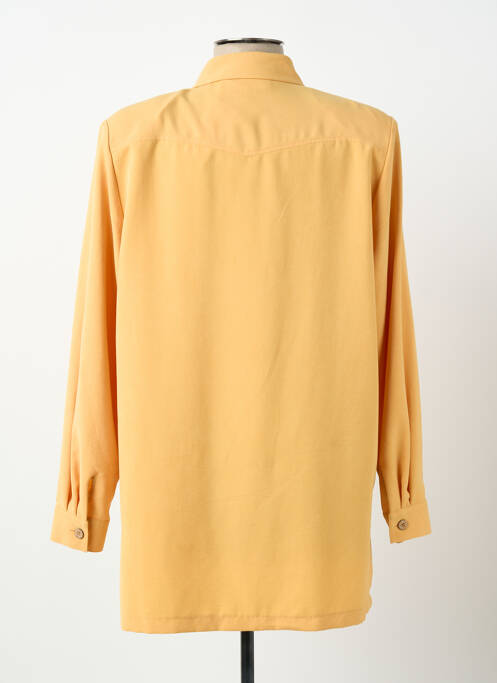 Cămașă croială cambrată mâneci lungi galben PRUNELLE femme