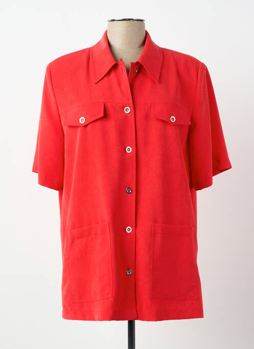Cămașă mâneci scurte mâneci scurte roșu PRUNELLE femme