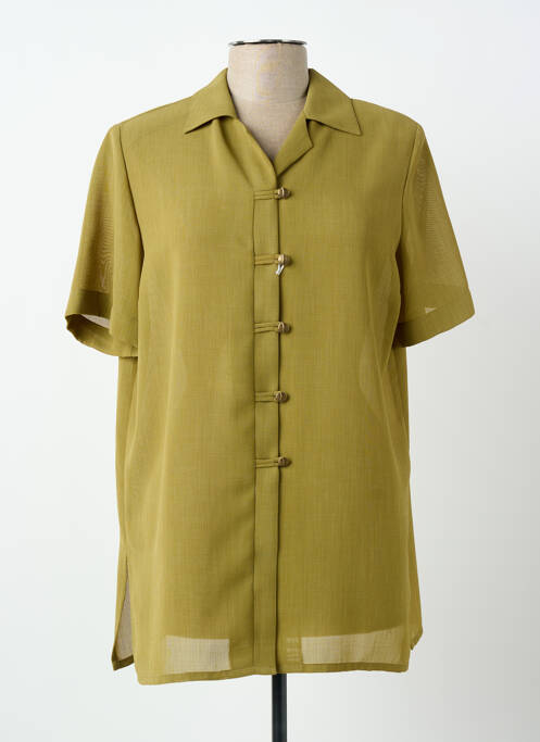 Cămașă mâneci scurte mâneci scurte verde PIER BÉ femme