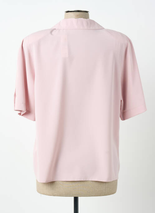 Cămașă mâneci scurte mâneci scurte roz ELLE AIME PARIS femme