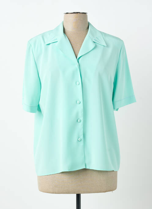 Cămașă mâneci scurte mâneci scurte verde PIER BÉ femme