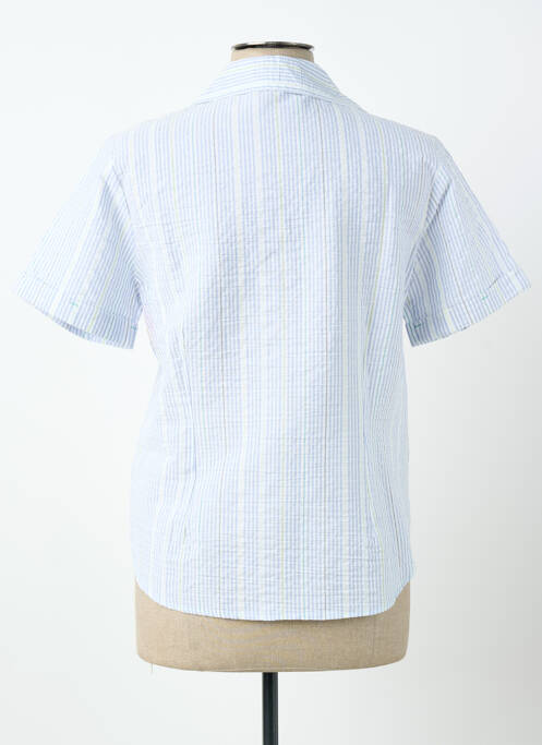 Cămașă mâneci scurte mâneci scurte albastru CLAUDE DE SAIVRE femme