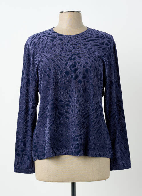 Top elasticitate mâneci lungi violet FINETTE femme