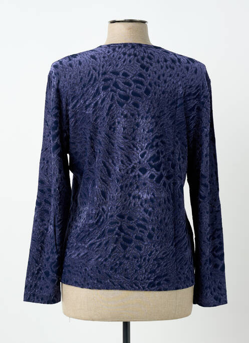 Top elasticitate mâneci lungi violet FINETTE femme