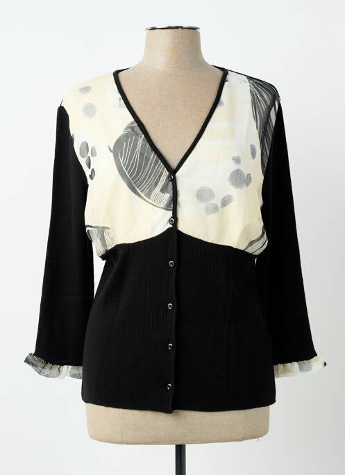 Vestă cu mâneci lungi elasticitate negru INFINITIF femme