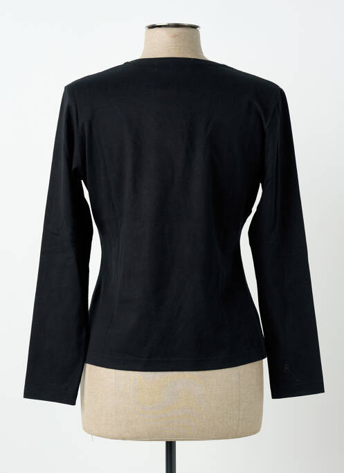 Tricou serigrafie mâneci lungi negru PIER BÉ femme