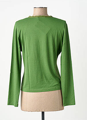 Tricou mâneci lungi mâneci lungi verde MSN femeie