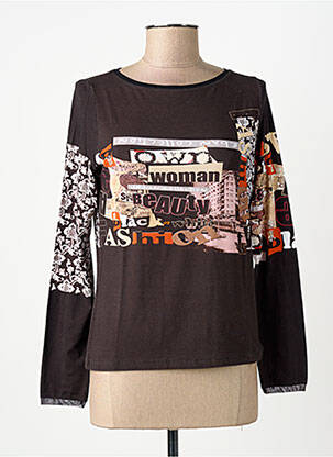 Tricou mâneci lungi mâneci lungi negru MSN femeie