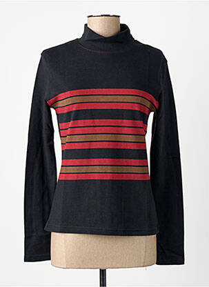 Tricou mâneci lungi mâneci lungi negru CARNET DE BORD femeie