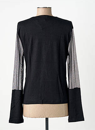 Tricou mâneci lungi mâneci lungi negru FINETTE femeie