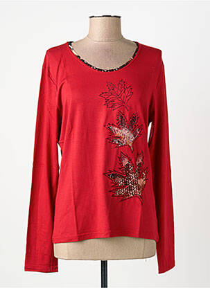 Tricou roșu FINETTE femeie