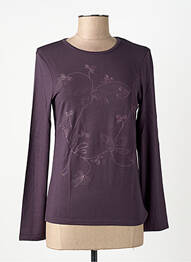 Tricou mâneci lungi mâneci lungi violet MAE MAHE femme