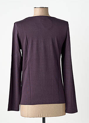 Tricou mâneci lungi mâneci lungi violet MAE MAHE femeie