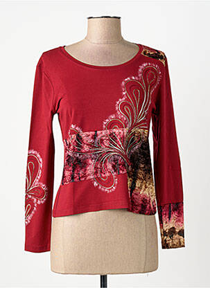 Tricou roșu FINETTE femeie