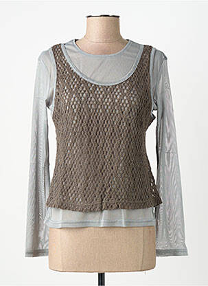 Tricou gri CARNET DE BORD femeie