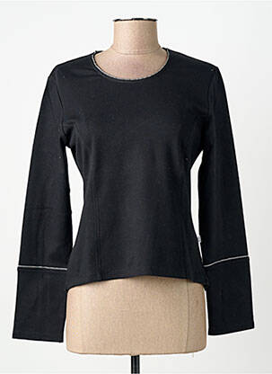 Tricou mâneci lungi mâneci lungi negru CARNET DE BORD femeie
