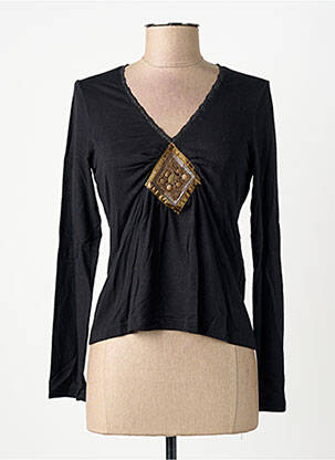 Tricou negru MSN femeie