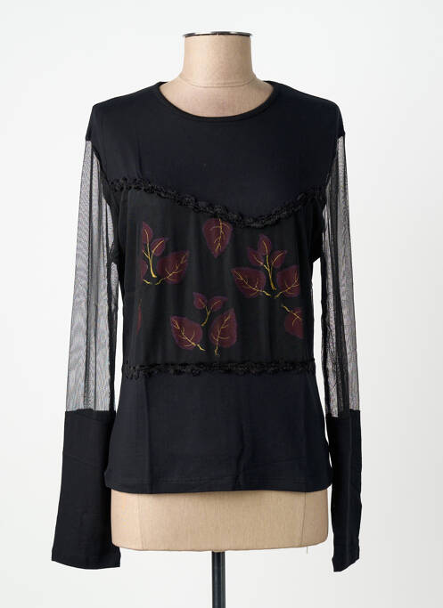 Tricou negru FINETTE femeie