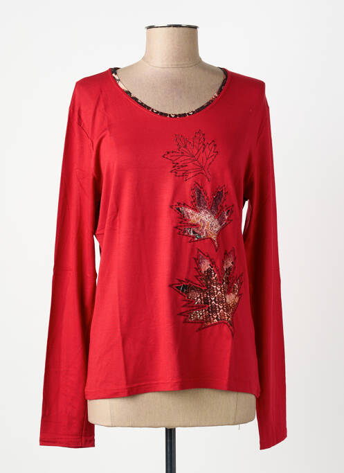 Tricou roșu FINETTE femeie