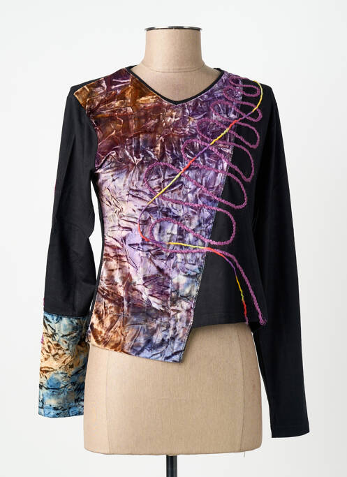 Tricou negru FINETTE femeie