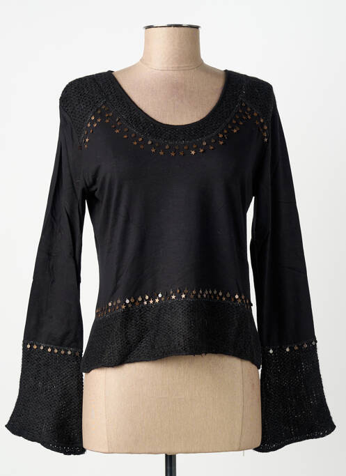 Tricou negru FINETTE femeie