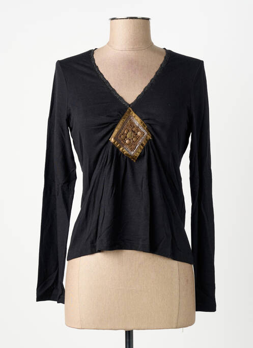 Tricou negru MSN femeie