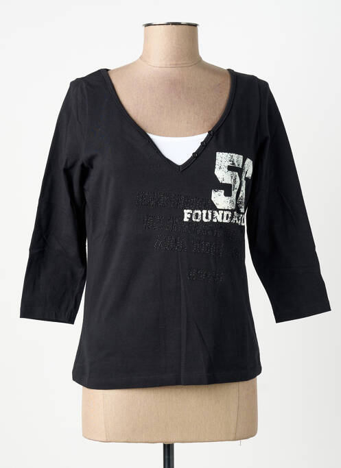 Tricou negru MSN femeie