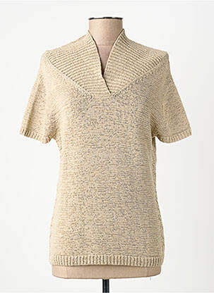 Pulover bej FINETTE femeie