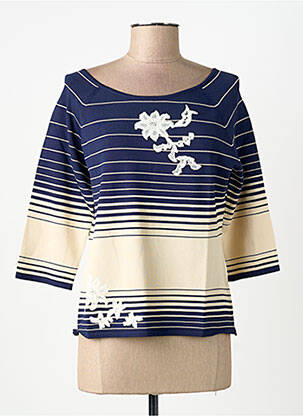 Top albastru FINETTE femeie