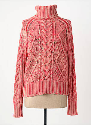 Pulover cu guler înalt roșu ALDO MARTIN'S femeie