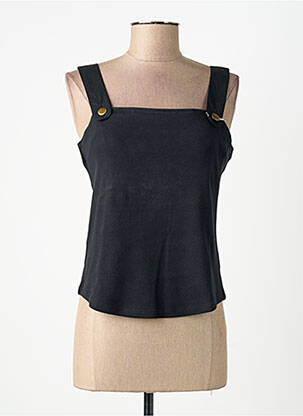 Top negru CARNET DE BORD femeie