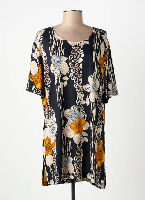 Tunică mâneci scurte negru FINETTE femeie