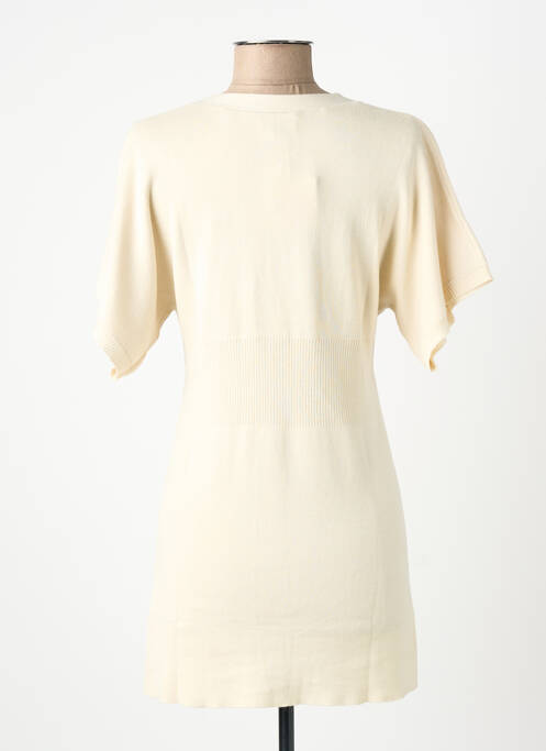 Vestă cu mâneci scurte bej FINETTE femeie