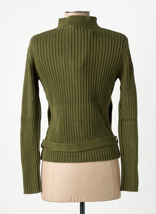 Vestă cu mâneci lungi verde MASSANA femeie