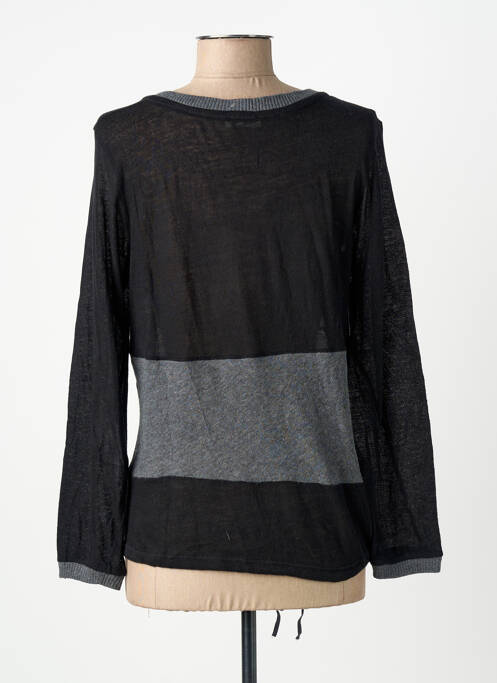 Vestă cu mâneci lungi negru YERSE femeie