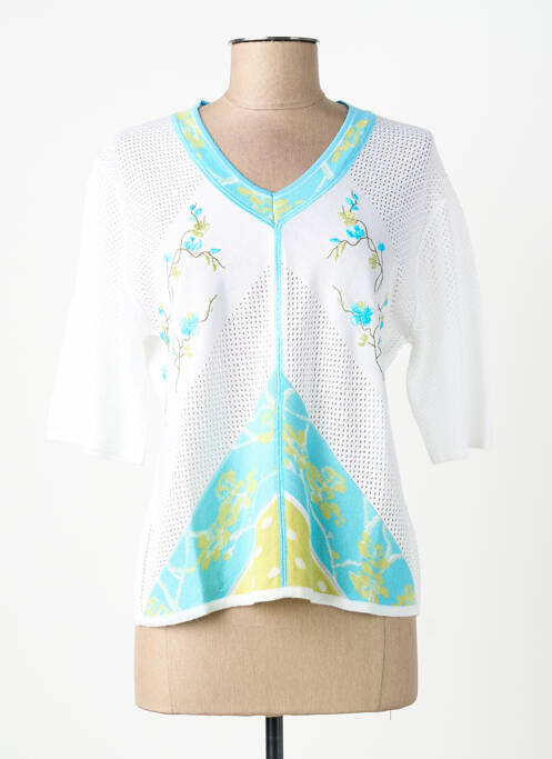 Top alb FINETTE femeie