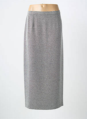 Fustă lungă croială dreaptă gri PRUNELLE femme