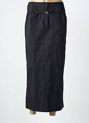 Fustă lungă croială dreaptă negru BOSCA femme