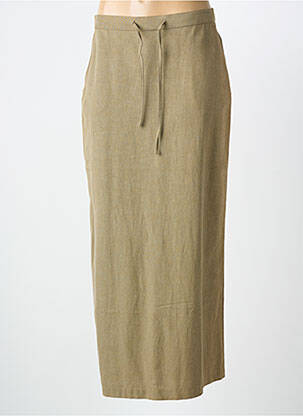 Fustă lungă închidere cu fermoar la spate bej ARMOR LUX femme