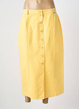 Fustă lungă croială dreaptă galben ARMOR LUX femme