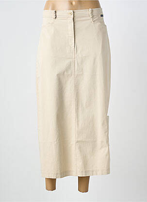Fustă lungă croială dreaptă bej ARMOR LUX femme