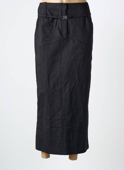 Fustă lungă croială dreaptă negru BOSCA femme