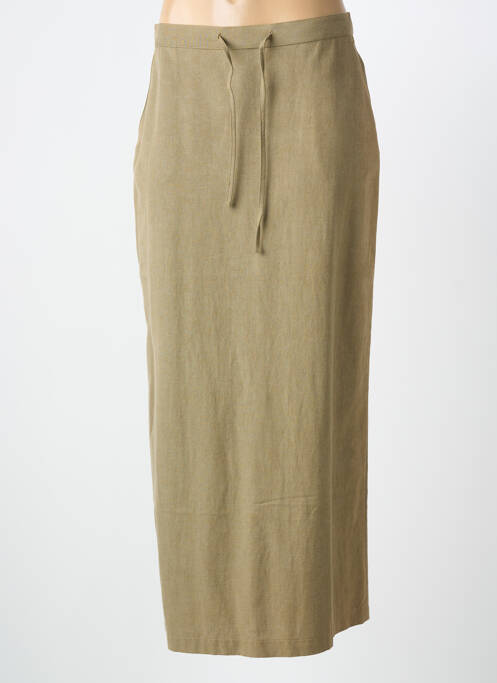 Fustă lungă închidere cu fermoar la spate bej ARMOR LUX femme