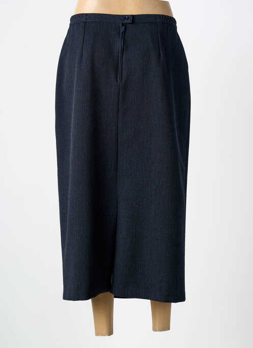 Fustă lungă închidere cu fermoar la spate albastru PRUNELLE femme