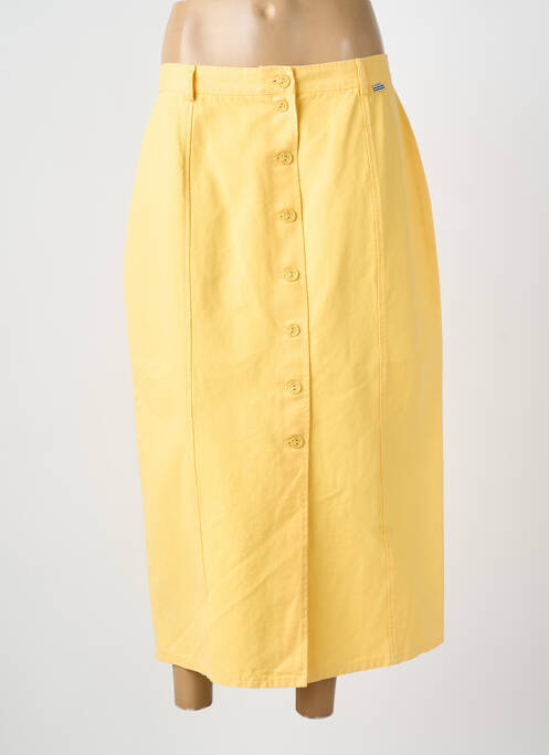 Fustă lungă croială dreaptă galben ARMOR LUX femme